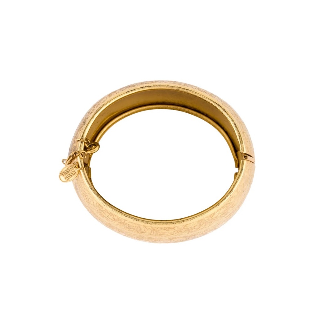 Miriam Haskell Gold Floral Bracelet - Picture 3 of 3